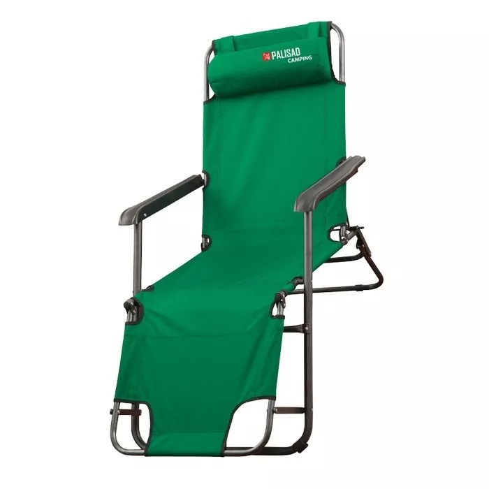 Кресло-шезлонг двухпозиционное 156 х 60 х 82 см, Camping Palisad