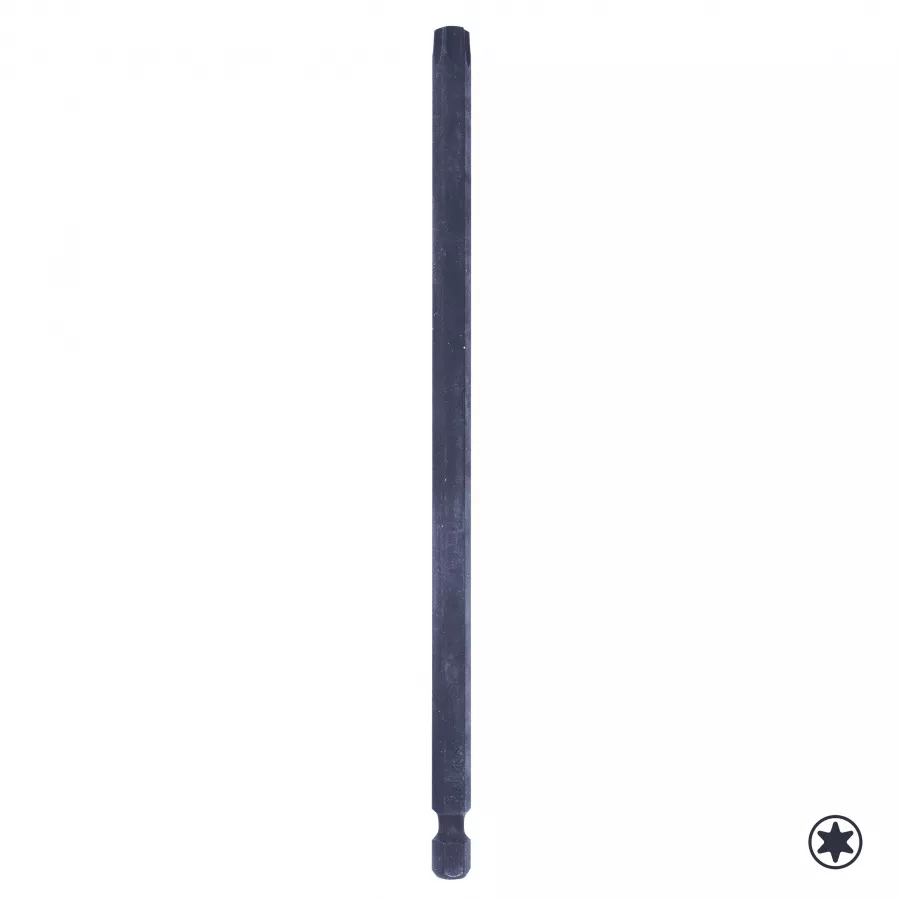 Вставка (бита) торцевая 1/4", Torx, Т30, L = 150 мм, для шуруповерта KING TONY 711530T