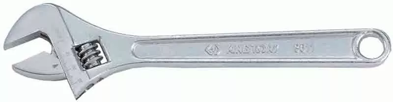 Ключ разводной 200 х 25 мм, хром KING TONY 3611-08R