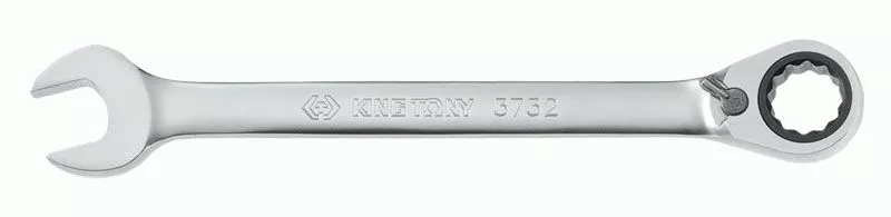 Ключ трещоточный комбинированный с флажковым переключением 14 мм KING TONY 373214M