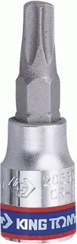 Насадка (бита) торцевая 1/4", Torx T27, L = 37 мм KING TONY 203327