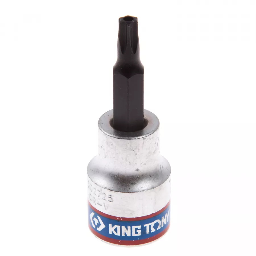 Насадка (бита) торцевая 3/8", Torx, T25, L = 50 мм, с отверстием KING TONY 302725
