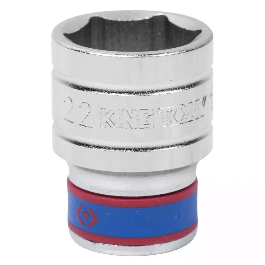 Головка торцевая стандартная шестигранная 1/2", 22 мм KING TONY 433522M