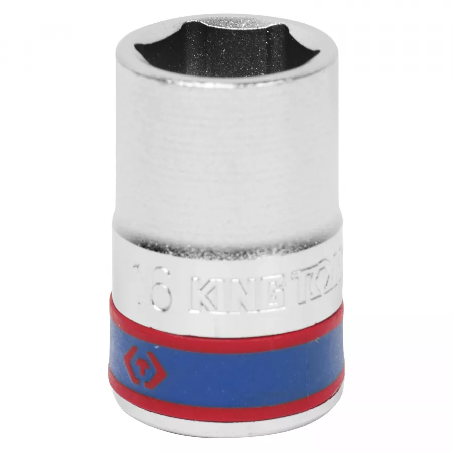 Головка торцевая стандартная шестигранная 1/2", 16 мм KING TONY 433516M