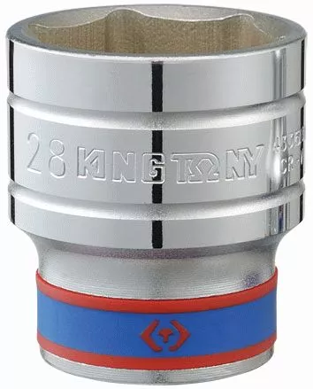 Головка торцевая стандартная шестигранная 1/2", 22 мм KING TONY 433522M