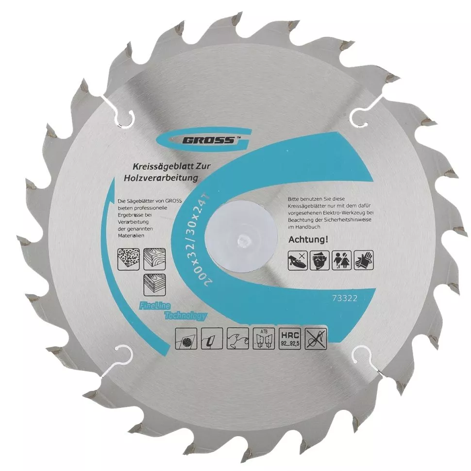 Пильный диск по дереву 210 x 32/30 x 24Т Gross