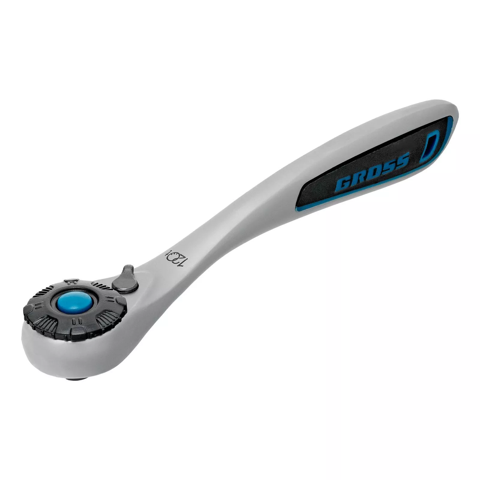 Набор торцевых головок, трещотка 120 зубьев, 1/4", CrV, 36 предметов Gross