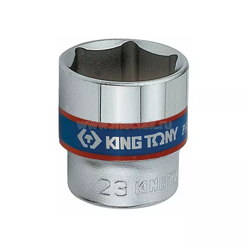 Головка торцевая стандартная шестигранная 3/8", 24 мм KING TONY 333524M