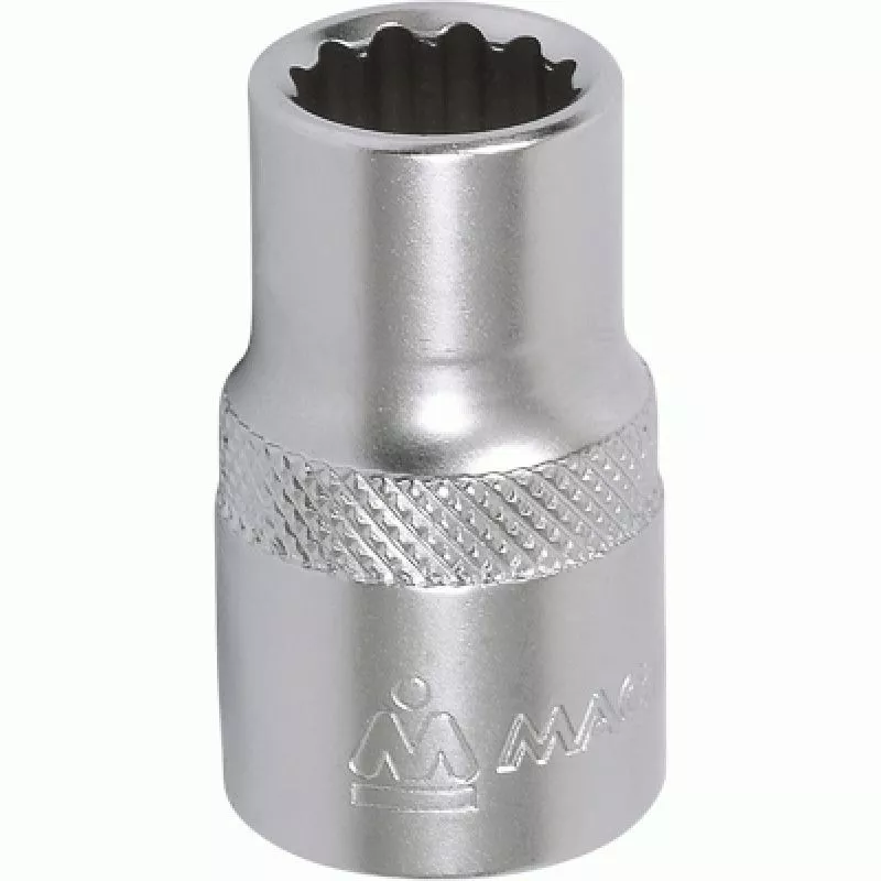 Головка торцевая стандартная двенадцатигранная 1/2", 09 мм МАСТАК 000-42009