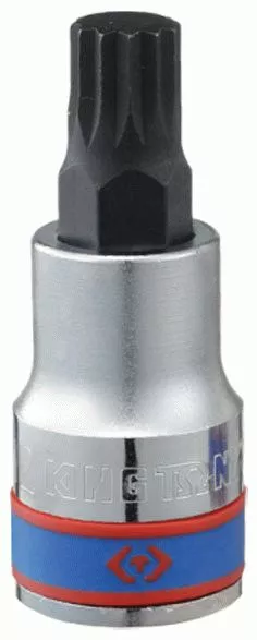 Насадка (бита) торцевая 1/2", Spline, M10, L = 60 мм KING TONY 402610