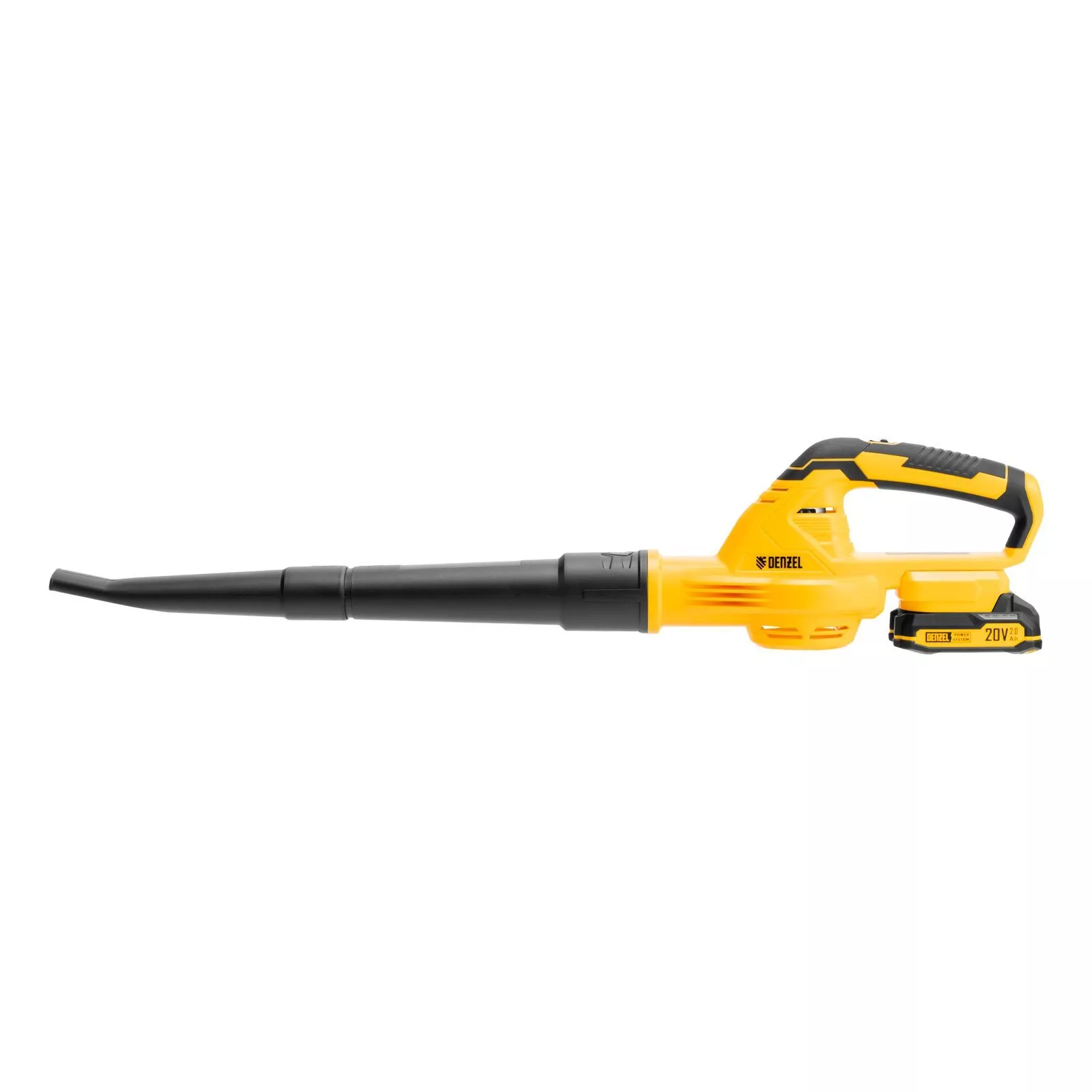 Воздуходувка аккумуляторная, AB-500, 60 м/с, 500 м3/ч, Li-Ion, 20 В Denzel