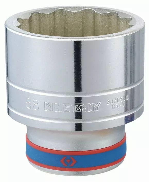 Головка торцевая стандартная двенадцатигранная 1", 67 мм KING TONY 833067M