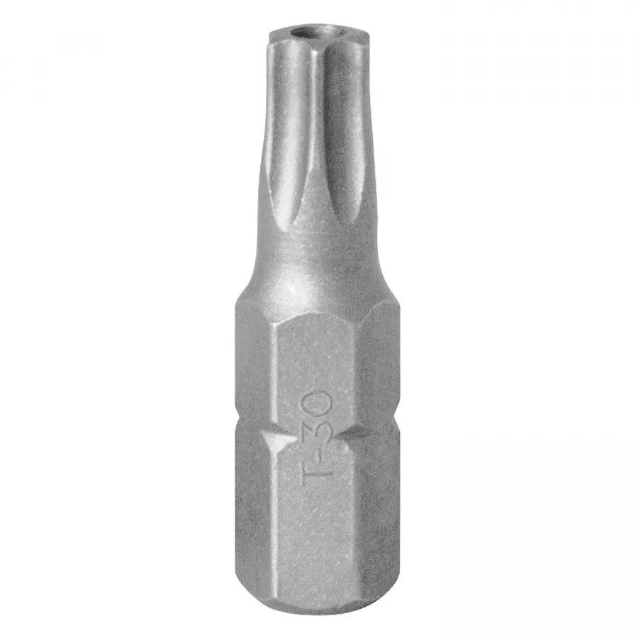 Вставка (бита) торцевая 1/4", Torx, T30, L = 25, с отверстием KING TONY 102530U