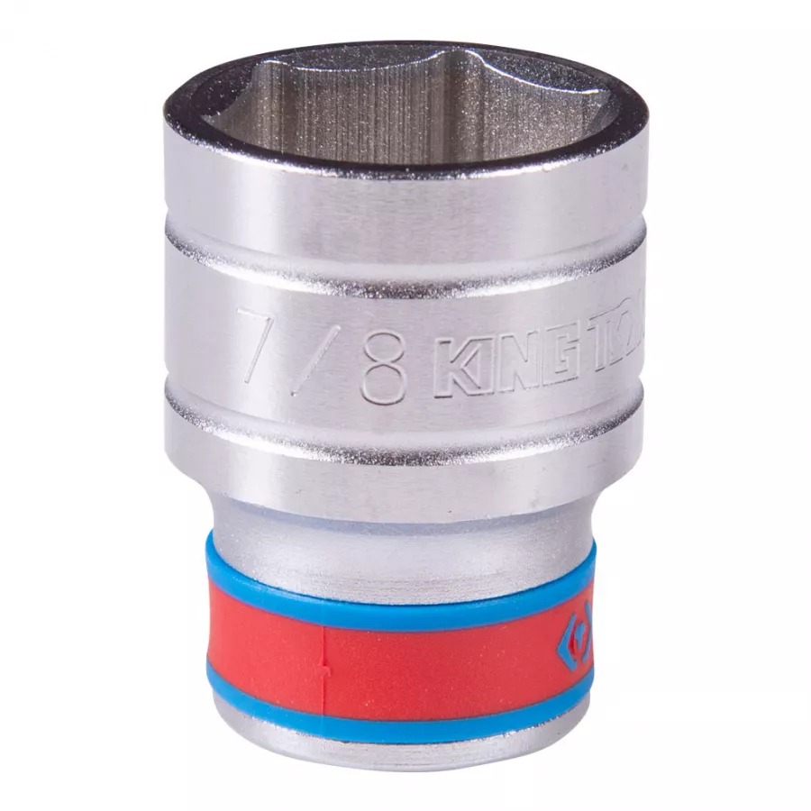 Головка торцевая стандартная шестигранная 1/2", 7/8", дюймовая KING TONY 433528S