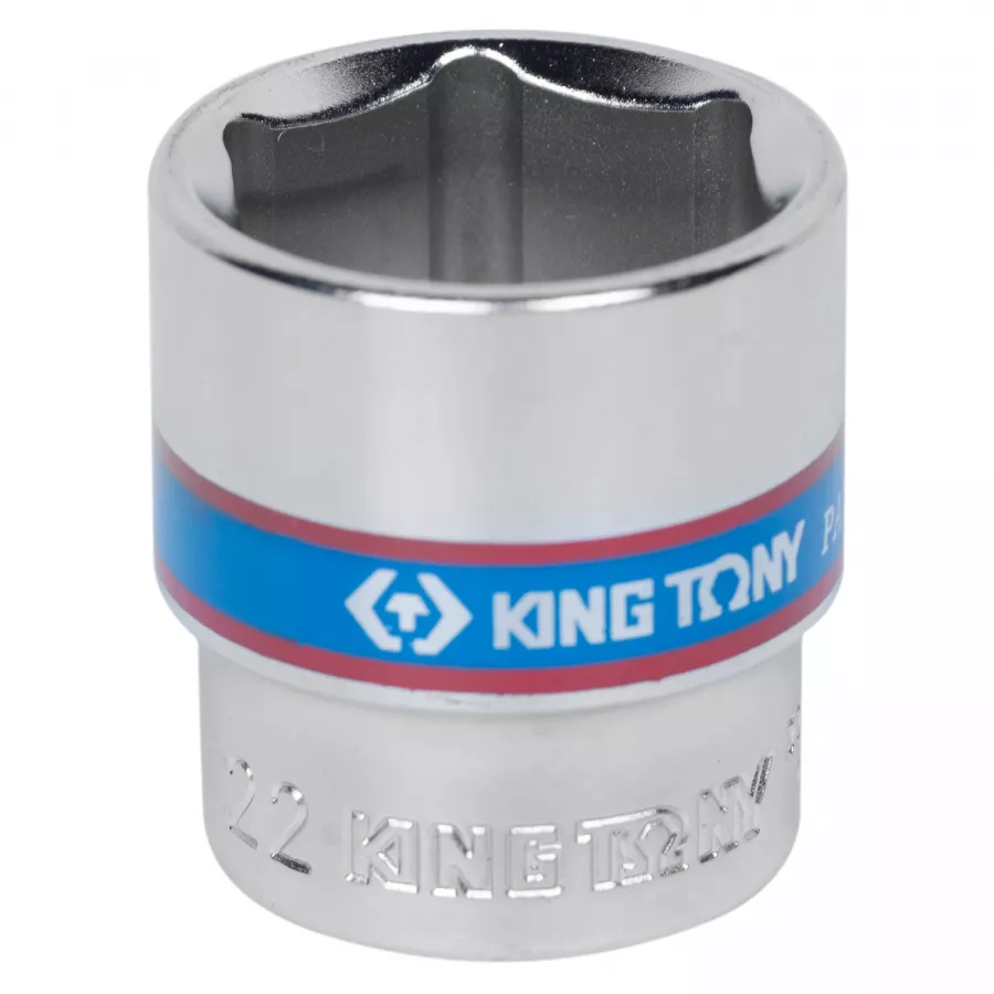 Головка торцевая стандартная шестигранная 3/8", 22 мм KING TONY 333522M