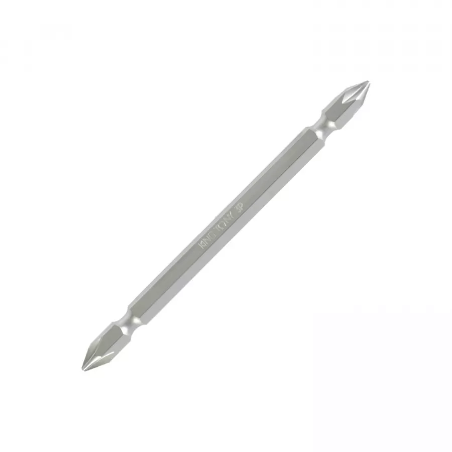 Вставка (бита) торцевая 1/4", Phillips, PH3, L = 110 мм, двухсторонняя, для шуруповерта KING TONY 131103P
