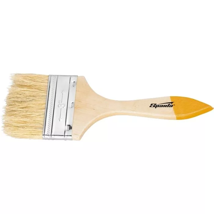 Кисть плоская Slimline 2" (50 мм) натуральная щетина, деревянная ручка Sparta