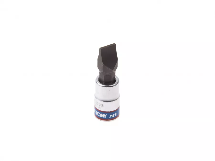 Насадка (бита) торцевая 1/4", Slotted, 8х1,2 мм, L = 37 мм KING TONY 203208