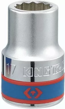 Головка торцевая стандартная двенадцатигранная 3/4", 21 мм KING TONY 633021M
