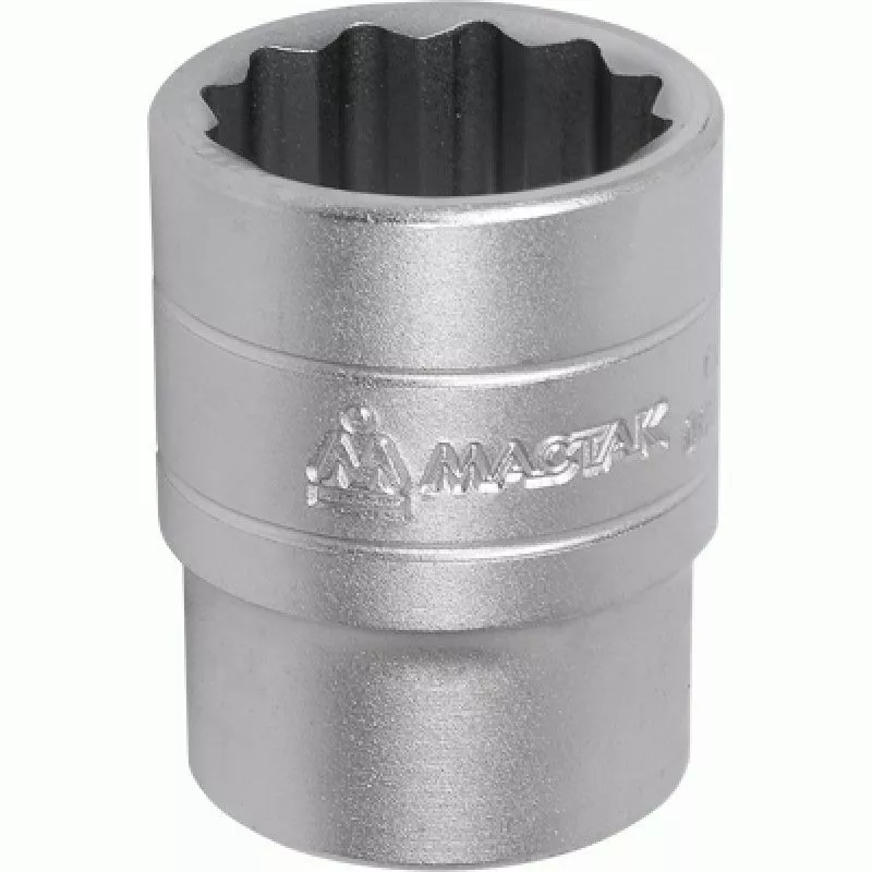 Головка торцевая стандартная двенадцатигранная 1/2", 27 мм МАСТАК 000-42027