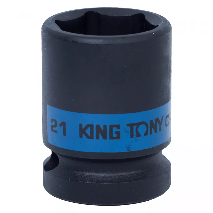 Головка торцевая ударная шестигранная 1/2", 21 мм KING TONY 453521M