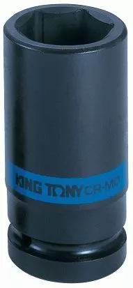 Головка торцевая ударная глубокая шестигранная 1", 30 мм KING TONY 843530M