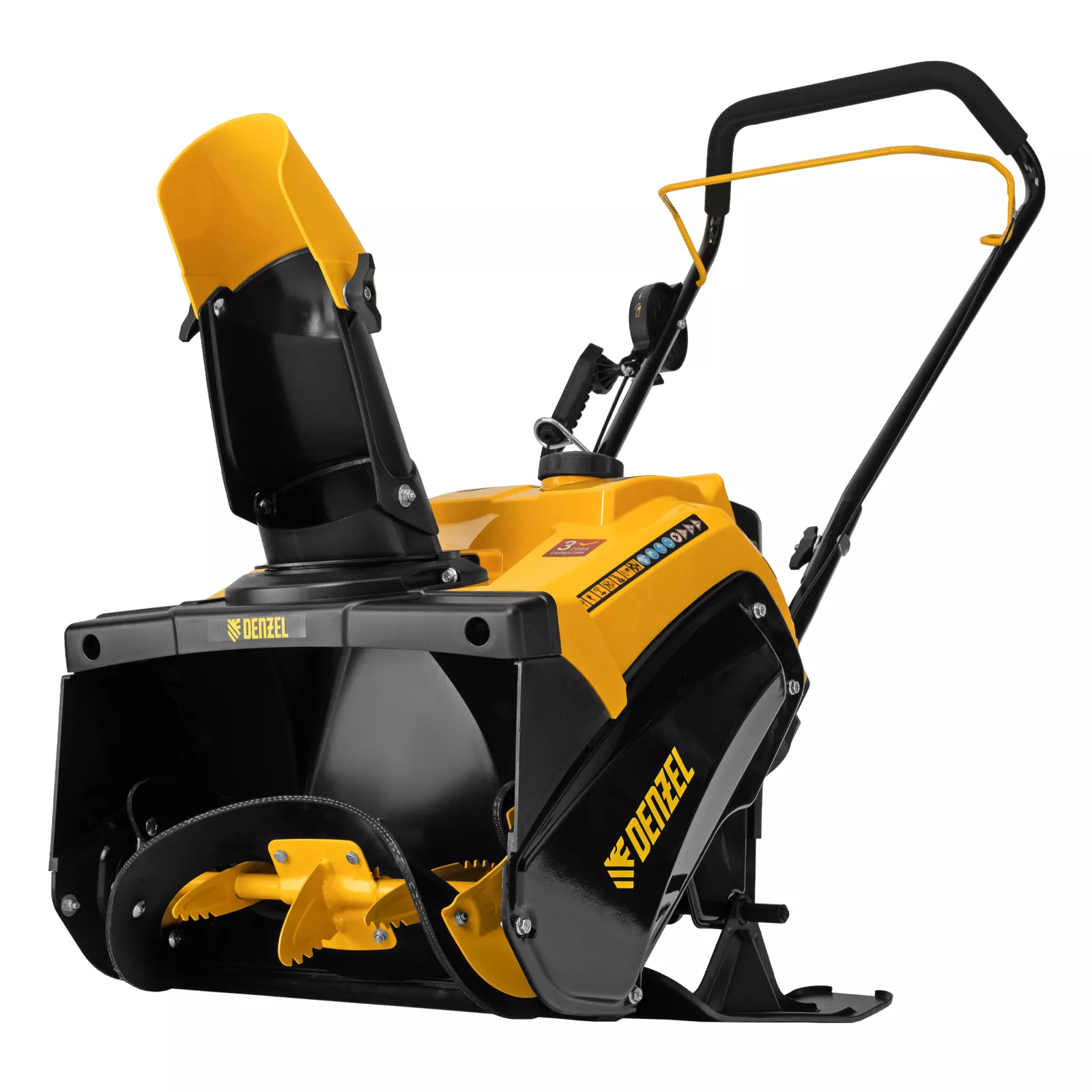 Бензиновая снегоуборочная машина SB 460 Sled, 99cc, лыжи ручной старт// Denzel
