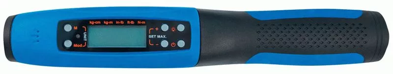 Динамометрический ключ серии "BUZZER", 1/2", 40-200 Нм, цифровой дисплей, кейс KING TONY 34467-1AG