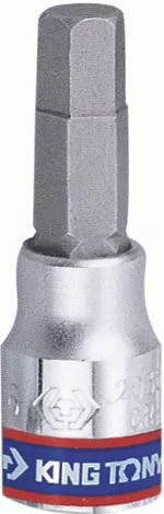 Насадка (бита) торцевая 1/4", Hex, 10 мм, L = 37 мм KING TONY 203510