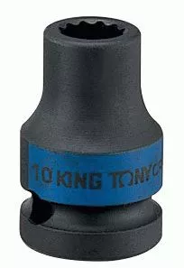 Головка торцевая ударная двенадцатигранная 1/2", 11 мм KING TONY 453011M