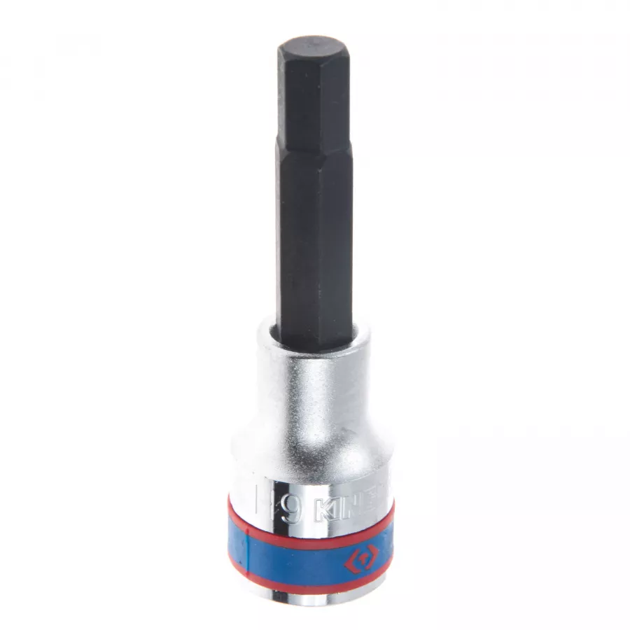 Насадка (бита) торцевая 1/2", Hex, 9 мм, L = 80 мм KING TONY 403509