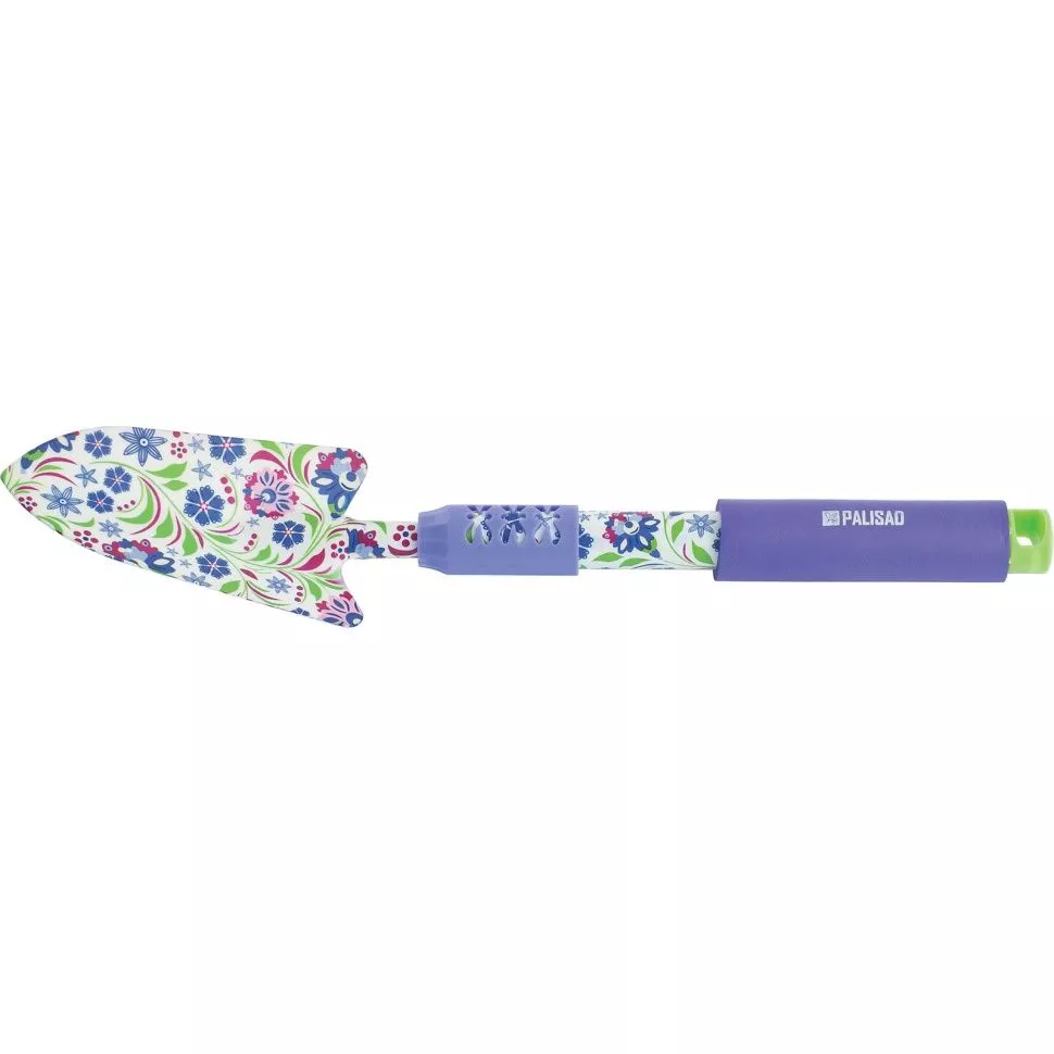 Совок посадочный широкий, 90 х 450 мм, стальной, удлиненная рукоятка, Flower Mint, Palisad
