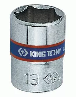 Головка торцевая стандартная шестигранная 1/4", 9 мм KING TONY 233509M