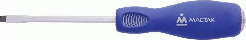 Отвертка шлицевая Slotted 6,5 мм, 100 мм, силовая, держатель МАСТАК 040-65102H