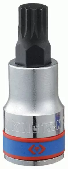 Насадка (бита) торцевая 1/2", Spline, M14, L = 60 мм KING TONY 402614
