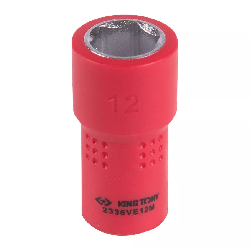 Головка торцевая диэлектрическая шестигранная 1/4", 12 мм KING TONY 2335VE12M