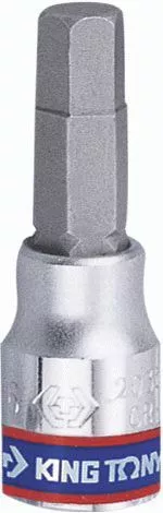 Насадка (бита) торцевая 1/4", Hex, 6 мм, L = 37 мм KING TONY 203506