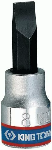 Насадка (бита) торцевая 3/8", Slotted, 5х1 мм, L = 50 мм KING TONY 302205