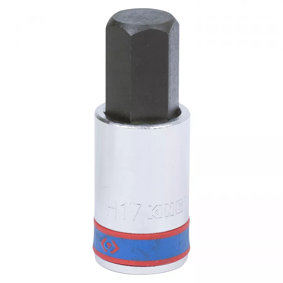 Насадка (бита) торцевая 1/2", Hex, 17 мм, L = 66 мм KING TONY 402517