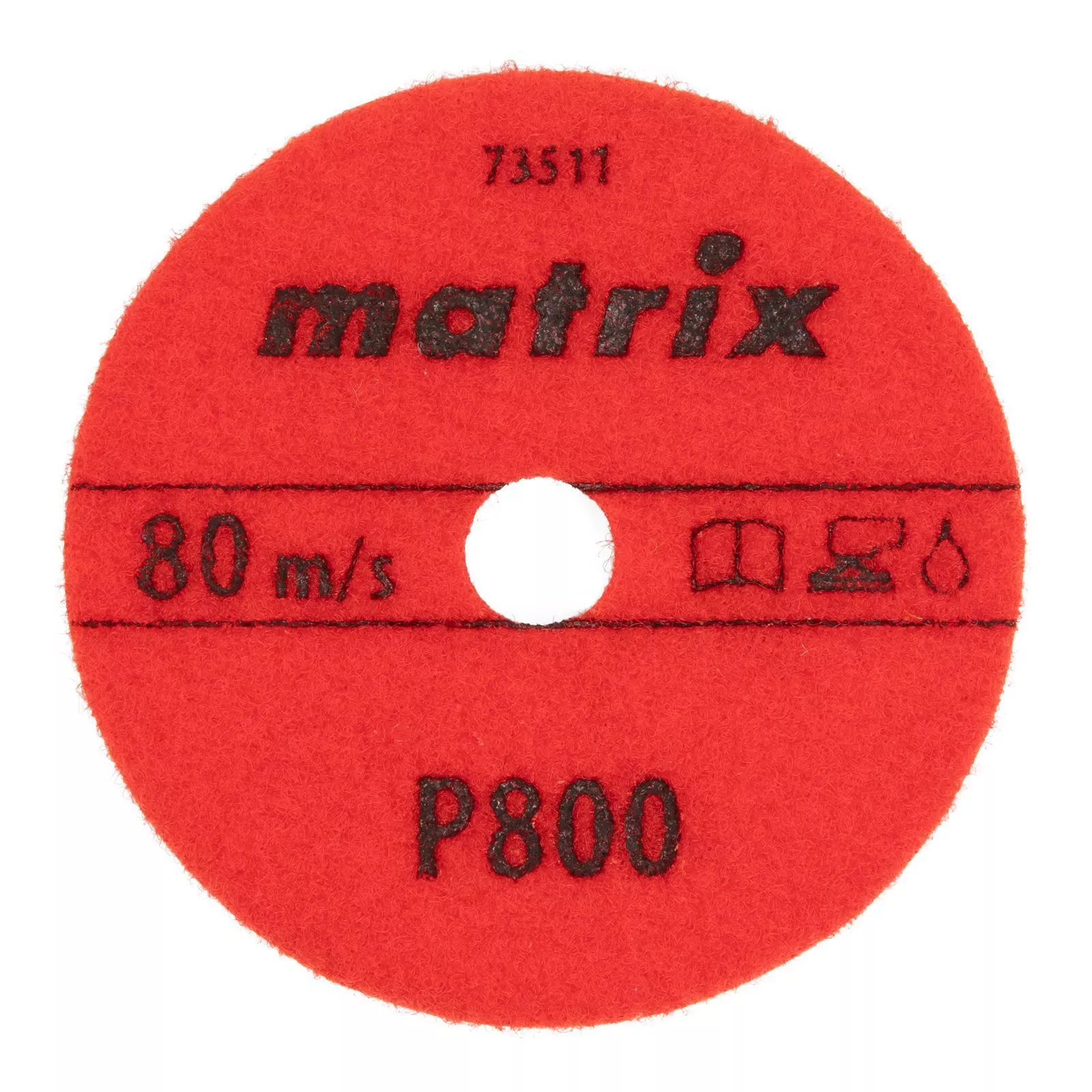 Алмазный гибкий шлифовальный круг, 100 мм, P800, мокрое шлифование, 5 шт. Matrix