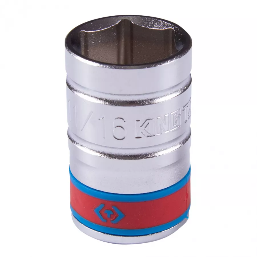 Головка торцевая стандартная шестигранная 1/2", 11/16", дюймовая KING TONY 433522S
