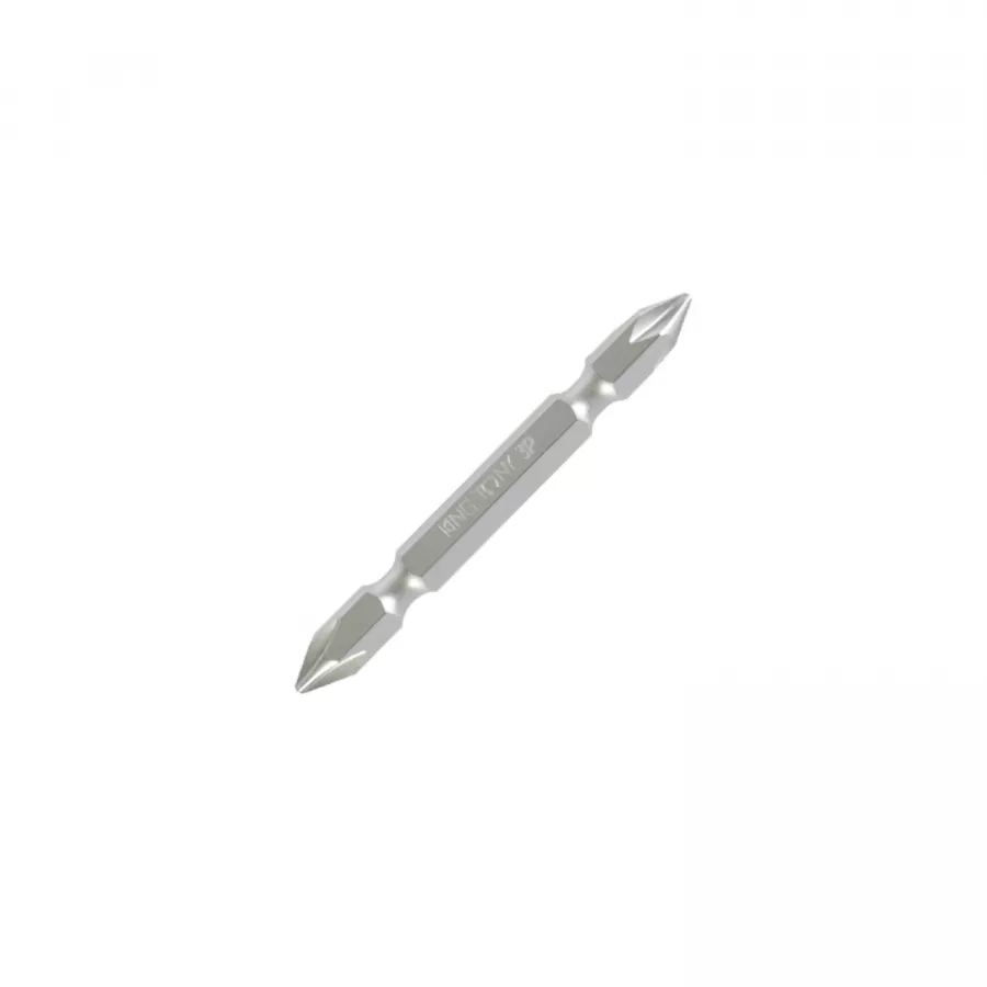 Вставка (бита) торцевая 1/4", Phillips, PH3, L = 45 мм, двухсторонняя, для шуруповерта KING TONY 134503P