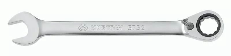 Ключ трещоточный комбинированный с флажковым переключением 17 мм KING TONY 373217M