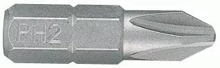 Вставка (бита) торцевая 1/4", Phillips, PH1, L = 25 мм KING TONY 102501P