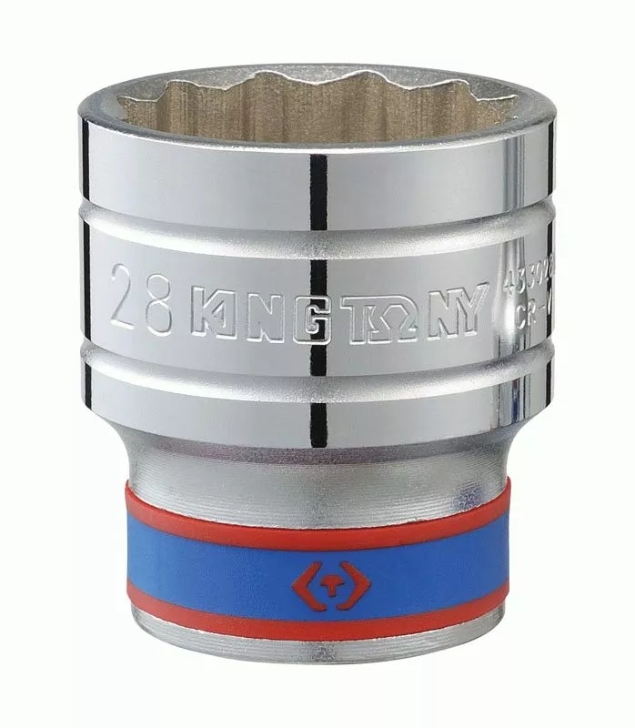 Головка торцевая стандартная двенадцатигранная 1/2", 19 мм KING TONY 433019M