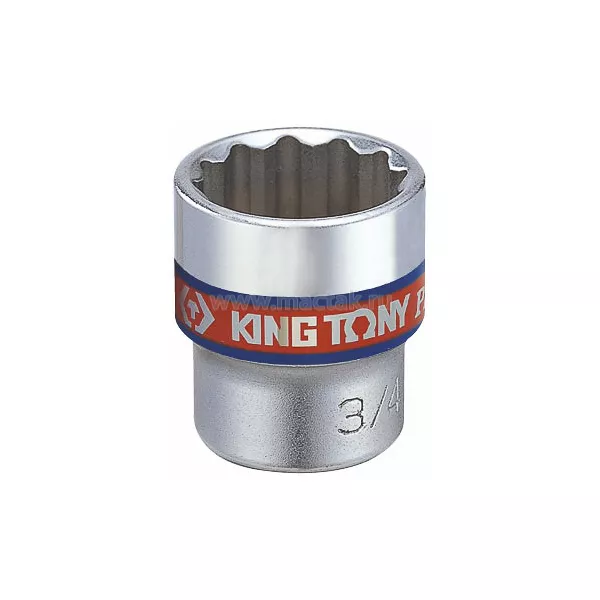 Головка торцевая стандартная двенадцатигранная 3/8", 11/32", дюймовая KING TONY 333011S