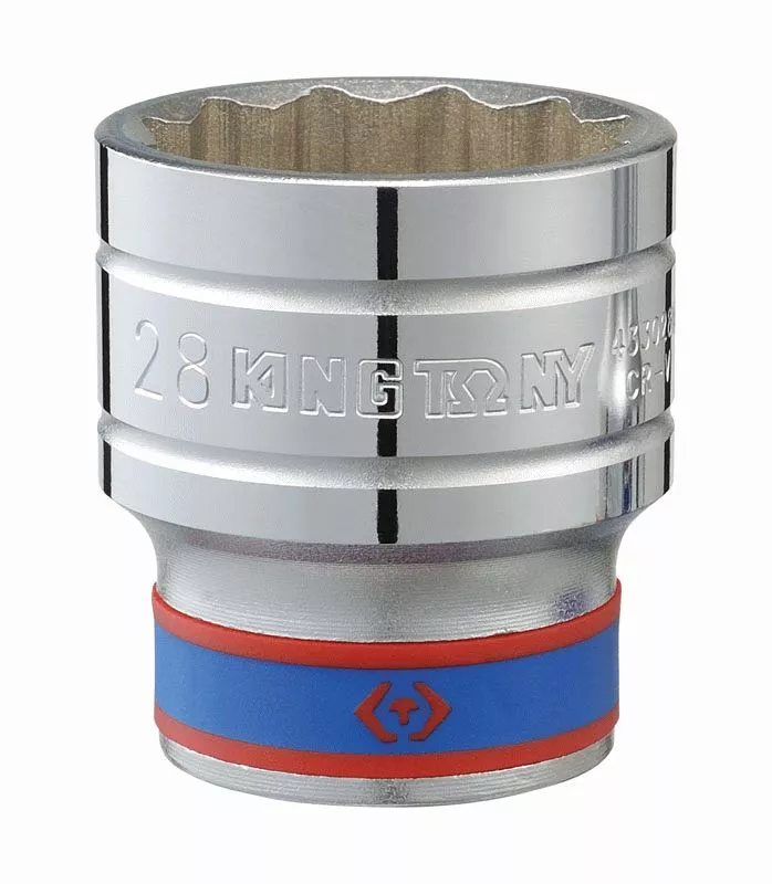 Головка торцевая стандартная двенадцатигранная 1/2", 8 мм KING TONY 433008M
