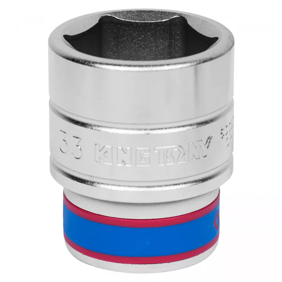 Головка торцевая стандартная шестигранная 3/4", 33 мм KING TONY 633533M