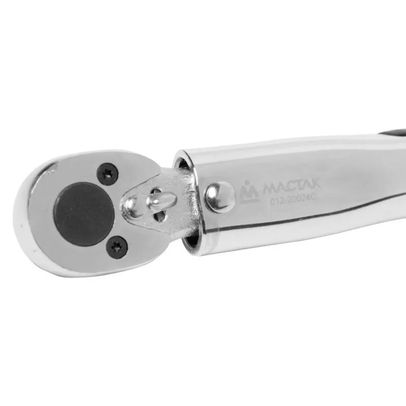 Ключ динамометрический 1/4", 2-24 Нм, в пластиковом кейсе МАСТАК 012-20024C