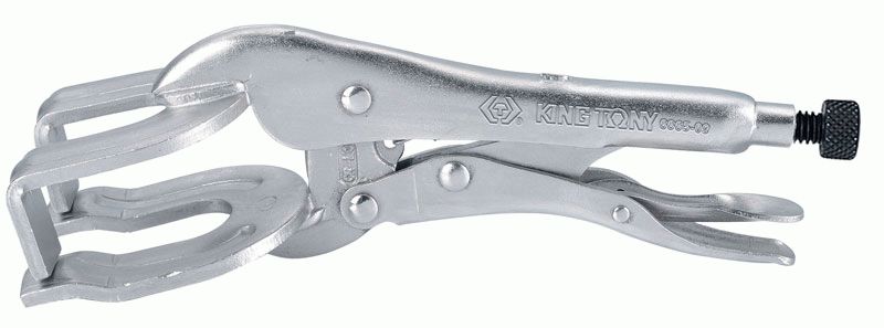 Зажим с фиксатором 230 мм, с U-образными губками KING TONY 6665-09